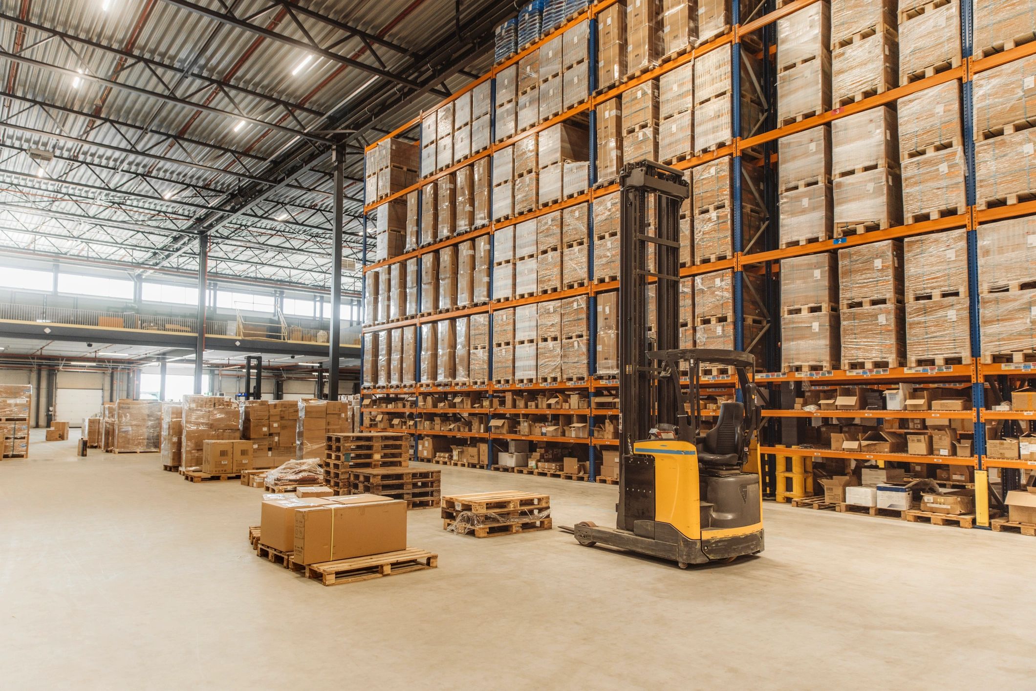 modern warehouse fulfillment minimalist